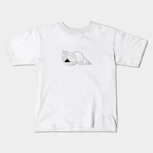 Sleep in the shell Kids T-Shirt